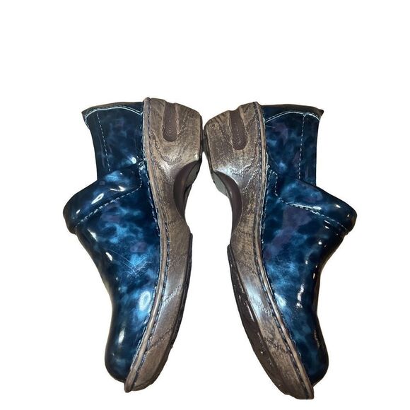 BOC Born concept woman's blue patent leather clogs size 8M - Picture 6 of 12